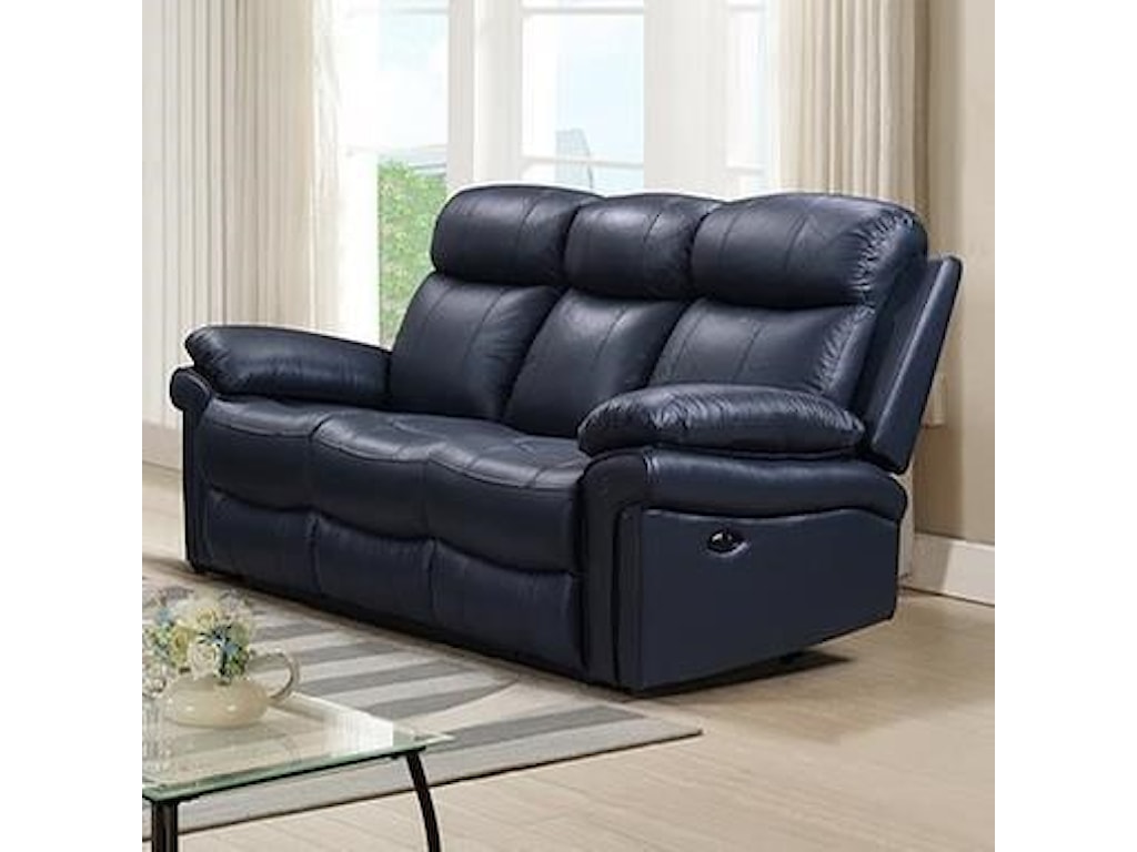 leather italia joplin blue sofa